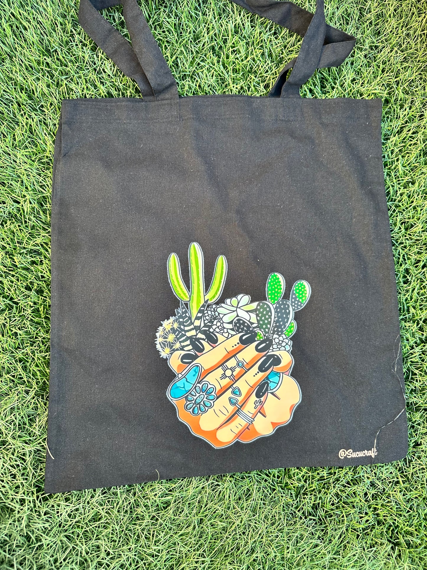 Tote bag “Verde Ink”